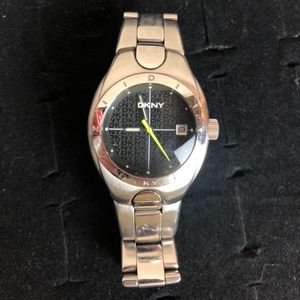 Women’s silver DKNY watch